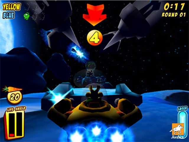 Скриншот из игры Rocket Rabbit под номером 6