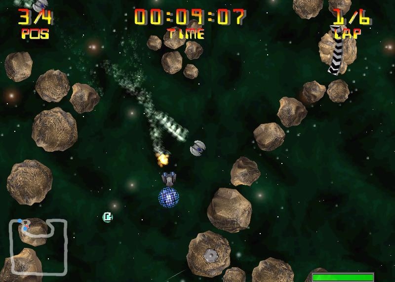 Скриншот из игры Rocky Racers под номером 3
