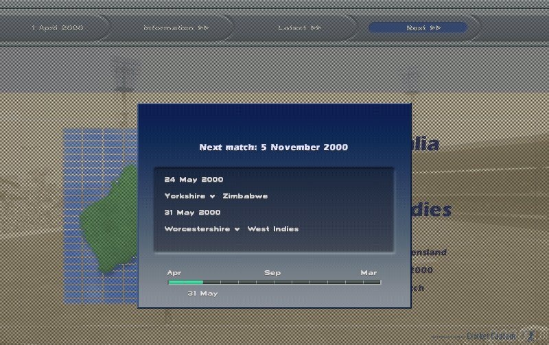 Скриншот из игры International Cricket Captain 2000 под номером 14