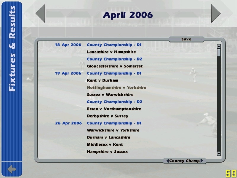 Скриншот из игры International Cricket Captain 2006 под номером 13
