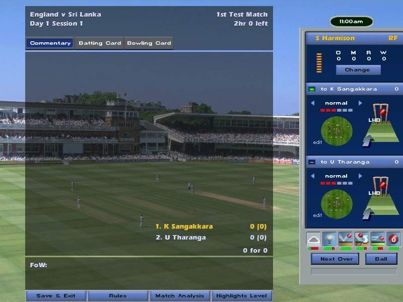 Скриншот из игры International Cricket Captain 2006 под номером 5