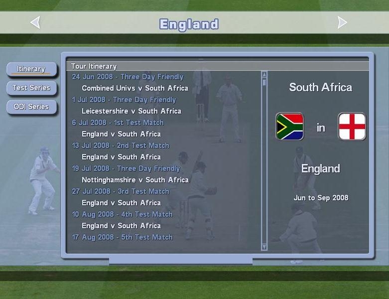 Скриншот из игры International Cricket Captain 3 под номером 14