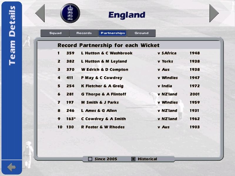 Скриншот из игры International Cricket Captain Ashes Year 2005 под номером 15
