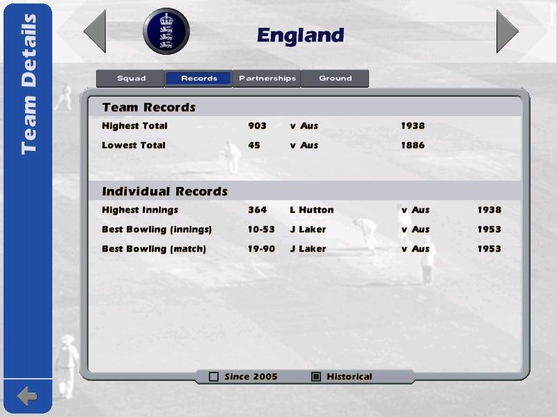 Скриншот из игры International Cricket Captain Ashes Year 2005 под номером 16