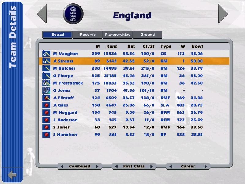 Скриншот из игры International Cricket Captain Ashes Year 2005 под номером 18