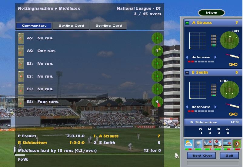 Скриншот из игры International Cricket Captain Ashes Year 2005 под номером 22