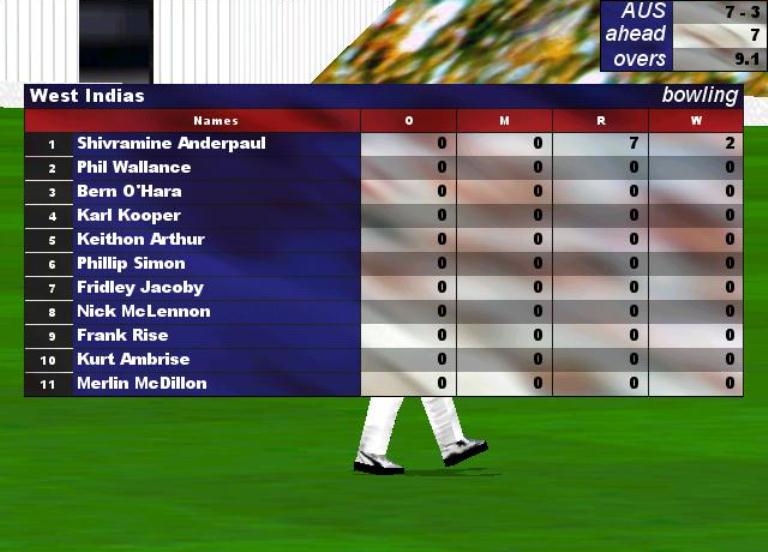 Скриншот из игры International Cricket Challenge под номером 2
