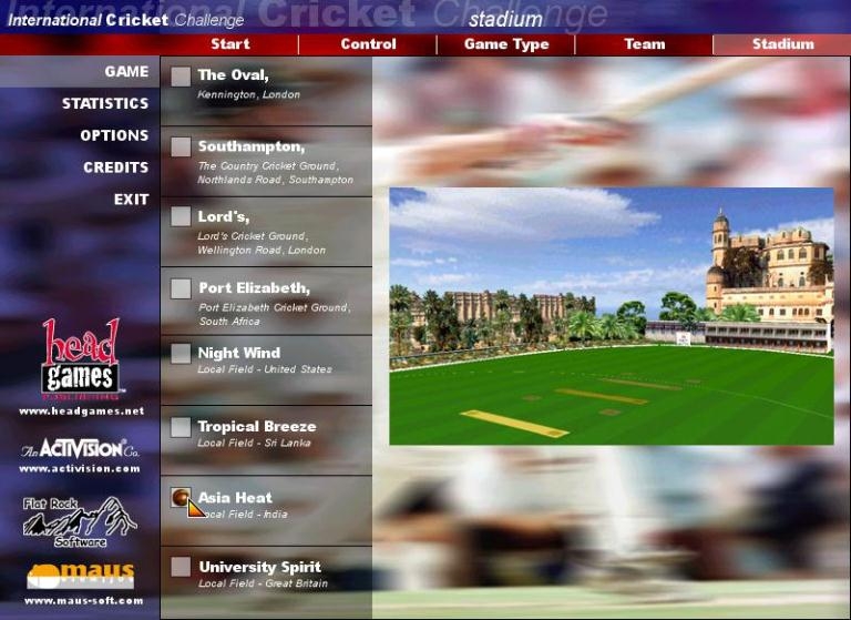 Скриншот из игры International Cricket Challenge под номером 5