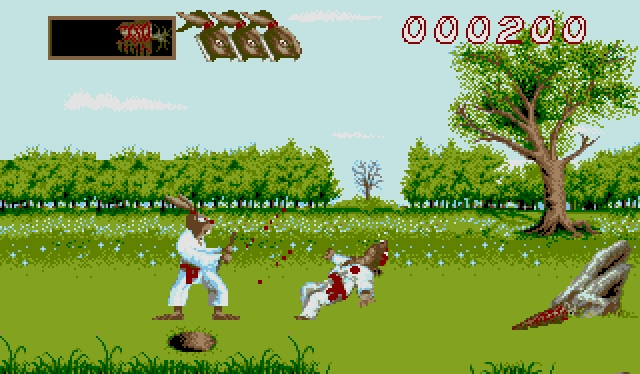 Скриншот из игры International Ninja Rabbit под номером 1