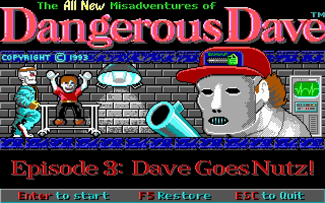 Скриншот из игры Dave Goes Nutz под номером 1