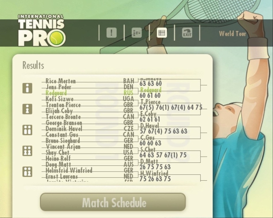 Скриншот из игры International Tennis Pro под номером 10
