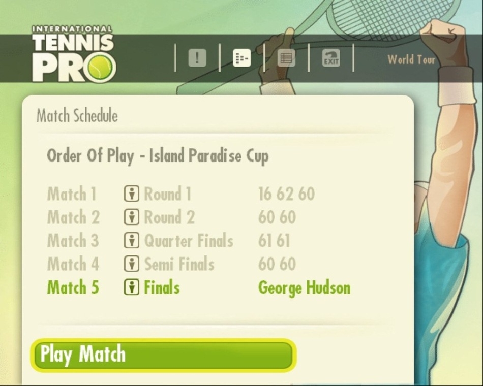 Скриншот из игры International Tennis Pro под номером 16