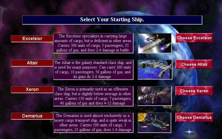 Скриншот из игры Interstellar Trader под номером 1