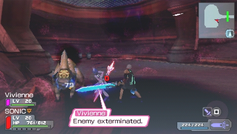 Скриншот из игры Phantasy Star Portable под номером 9