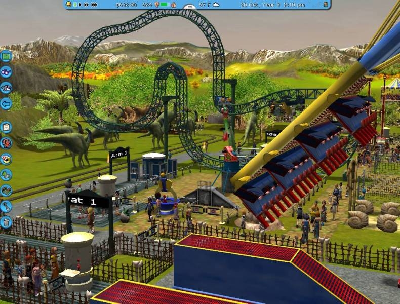 Скриншот из игры RollerCoaster Tycoon 3: Wild! под номером 18