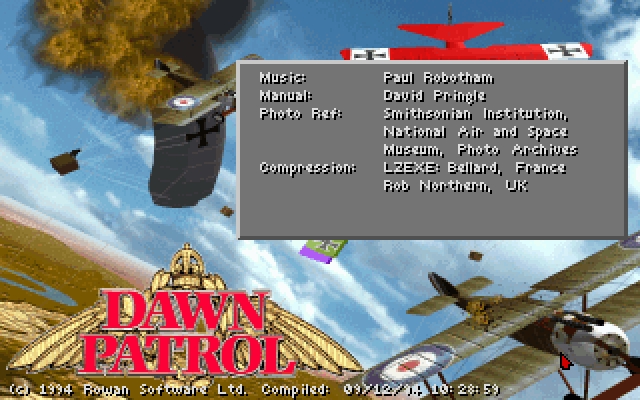 Скриншот из игры Dawn Patrol под номером 1