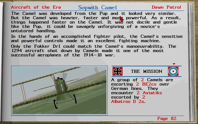Скриншот из игры Dawn Patrol под номером 5