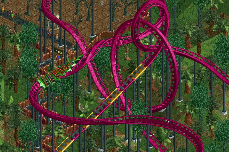 Скриншот из игры RollerCoaster Tycoon: Corkscrew Follies под номером 7
