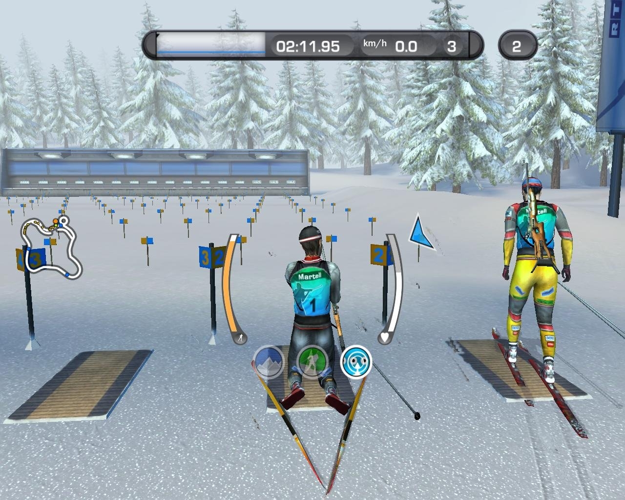 Скриншот из игры RTL Biathlon 2009 под номером 10