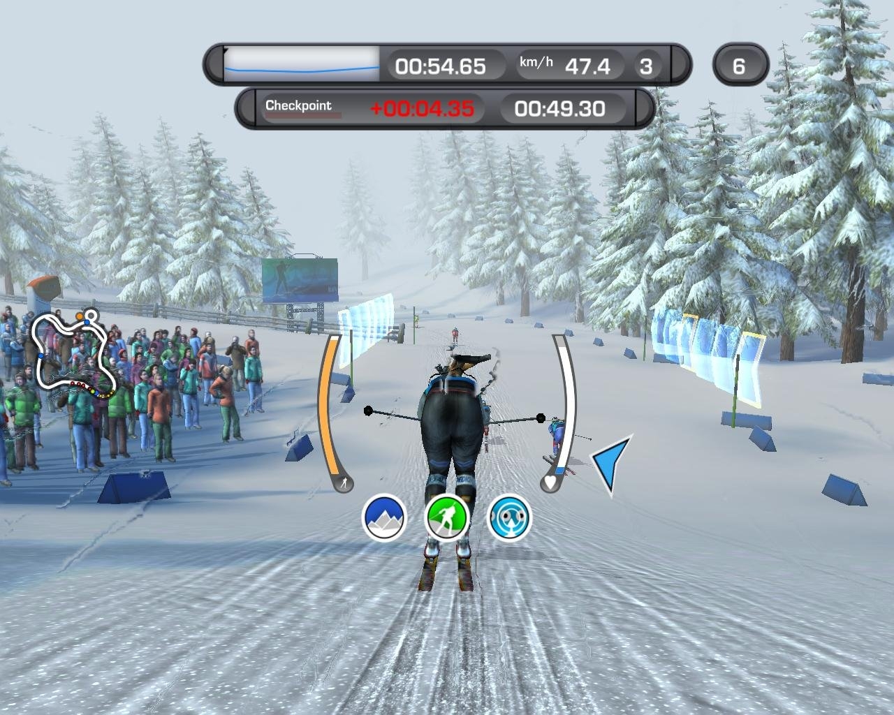 Скриншот из игры RTL Biathlon 2009 под номером 9