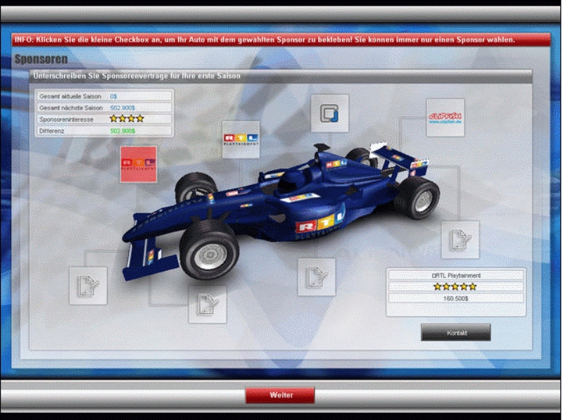 Скриншот из игры RTL Racing Team Manager под номером 21