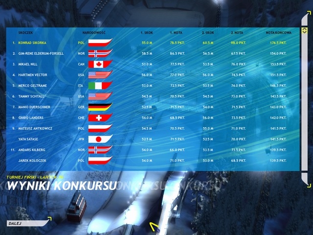 Скриншот из игры RTL Ski Jumping 2006 под номером 6