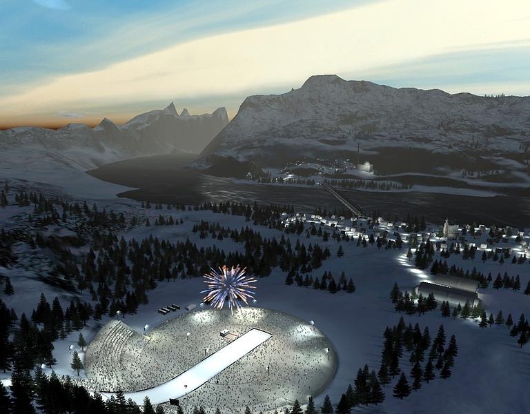 Скриншот из игры RTL Ski Jumping 2007 под номером 6