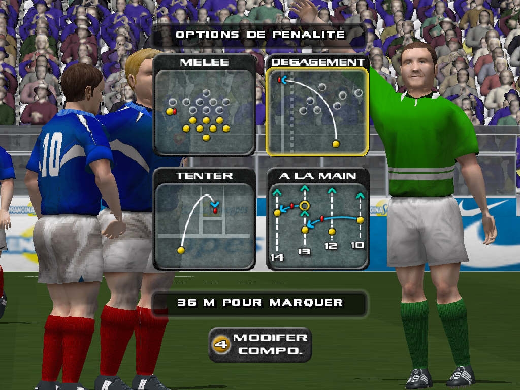 Скриншот из игры Rugby 2004 под номером 13