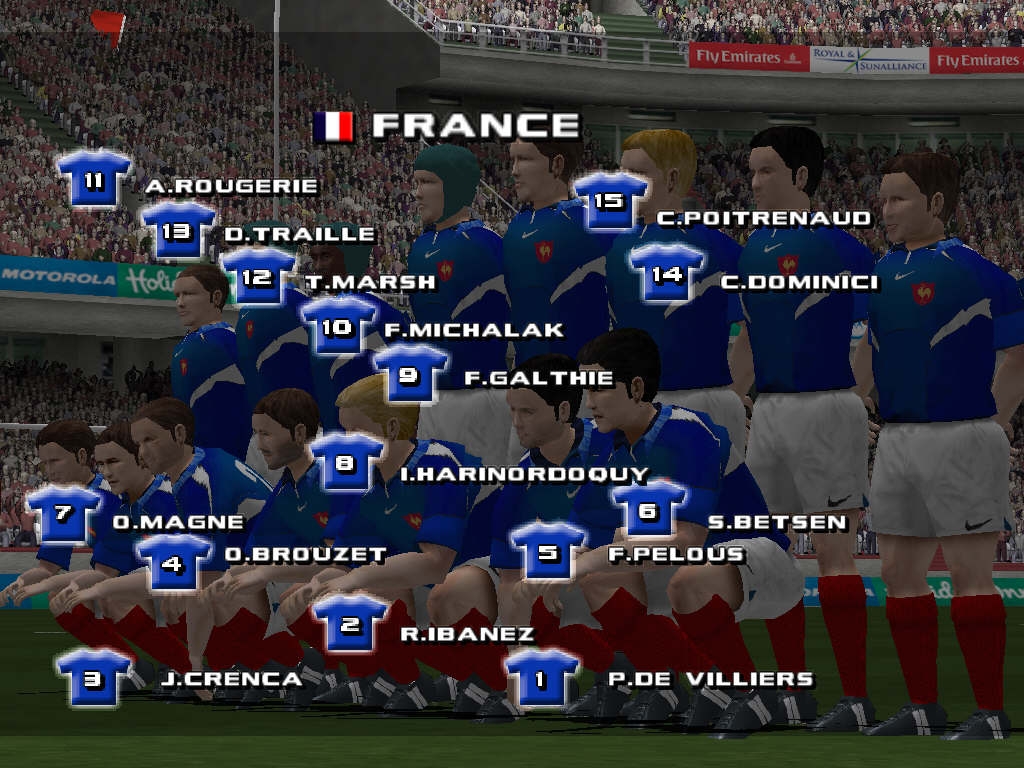 Скриншот из игры Rugby 2004 под номером 18