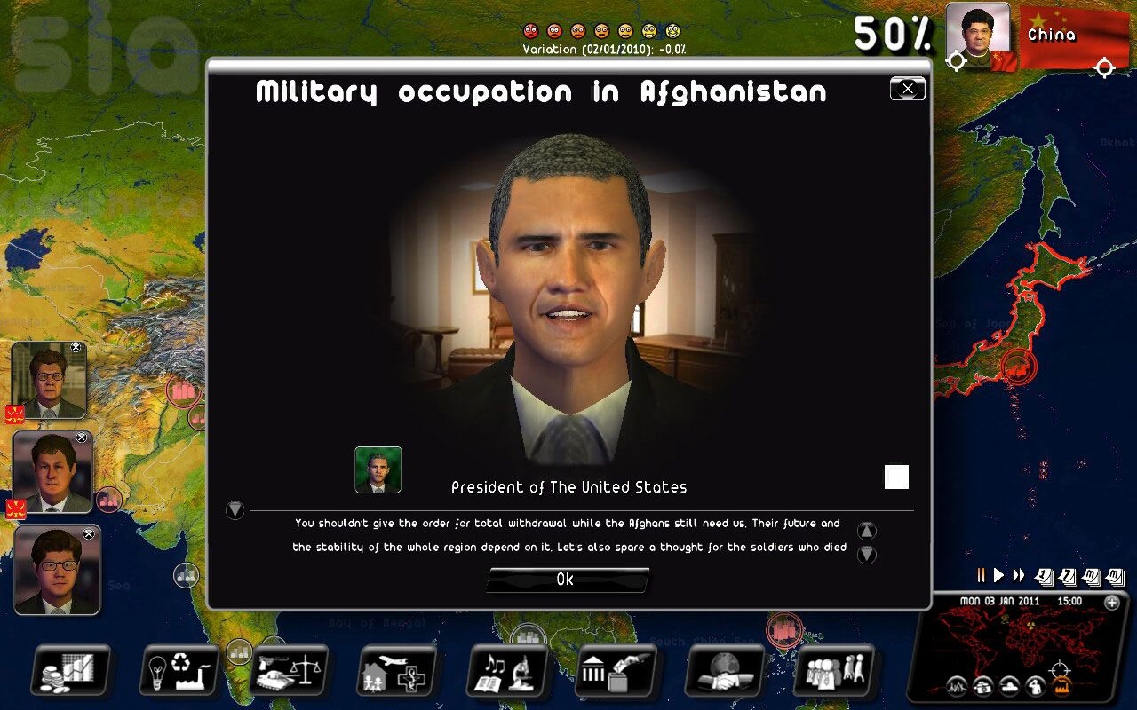 Скриншот из игры Rulers of Nations: Geo-Political Simulator 2 под номером 2
