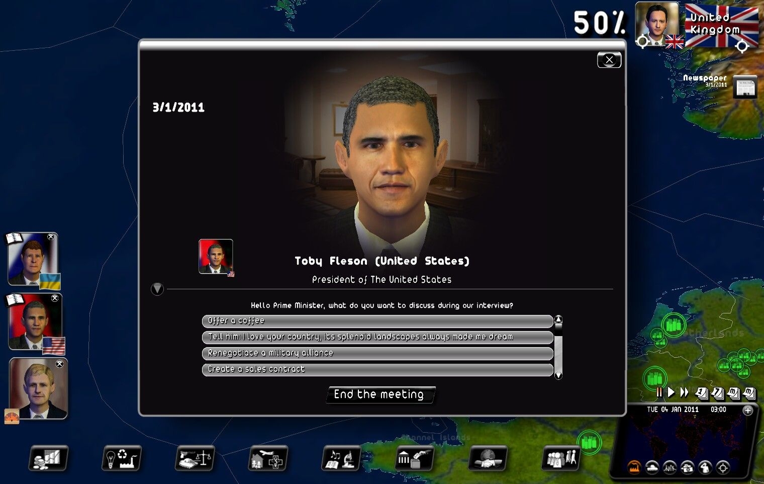 Скриншот из игры Rulers of Nations: Geo-Political Simulator 2 под номером 31