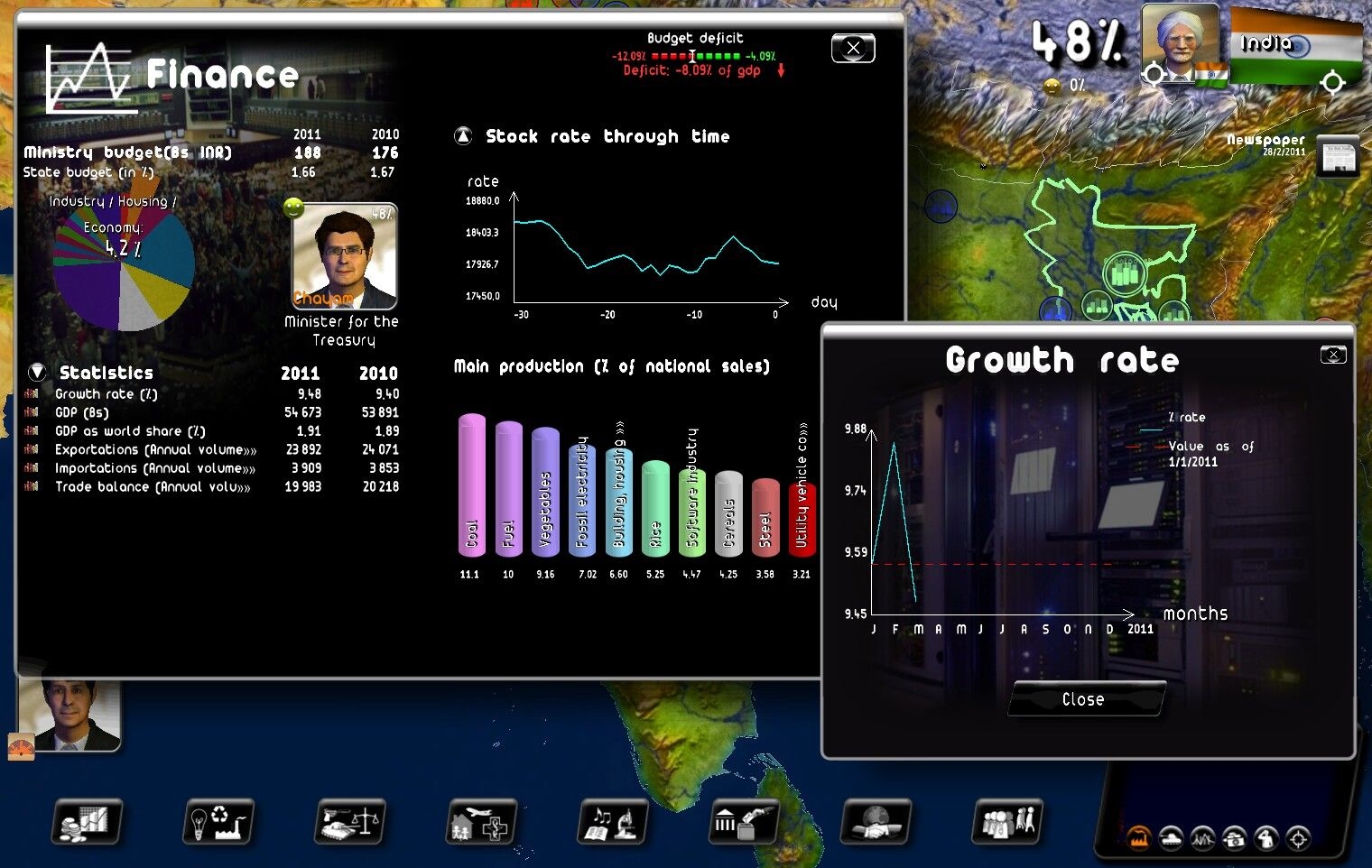 Скриншот из игры Rulers of Nations: Geo-Political Simulator 2 под номером 38