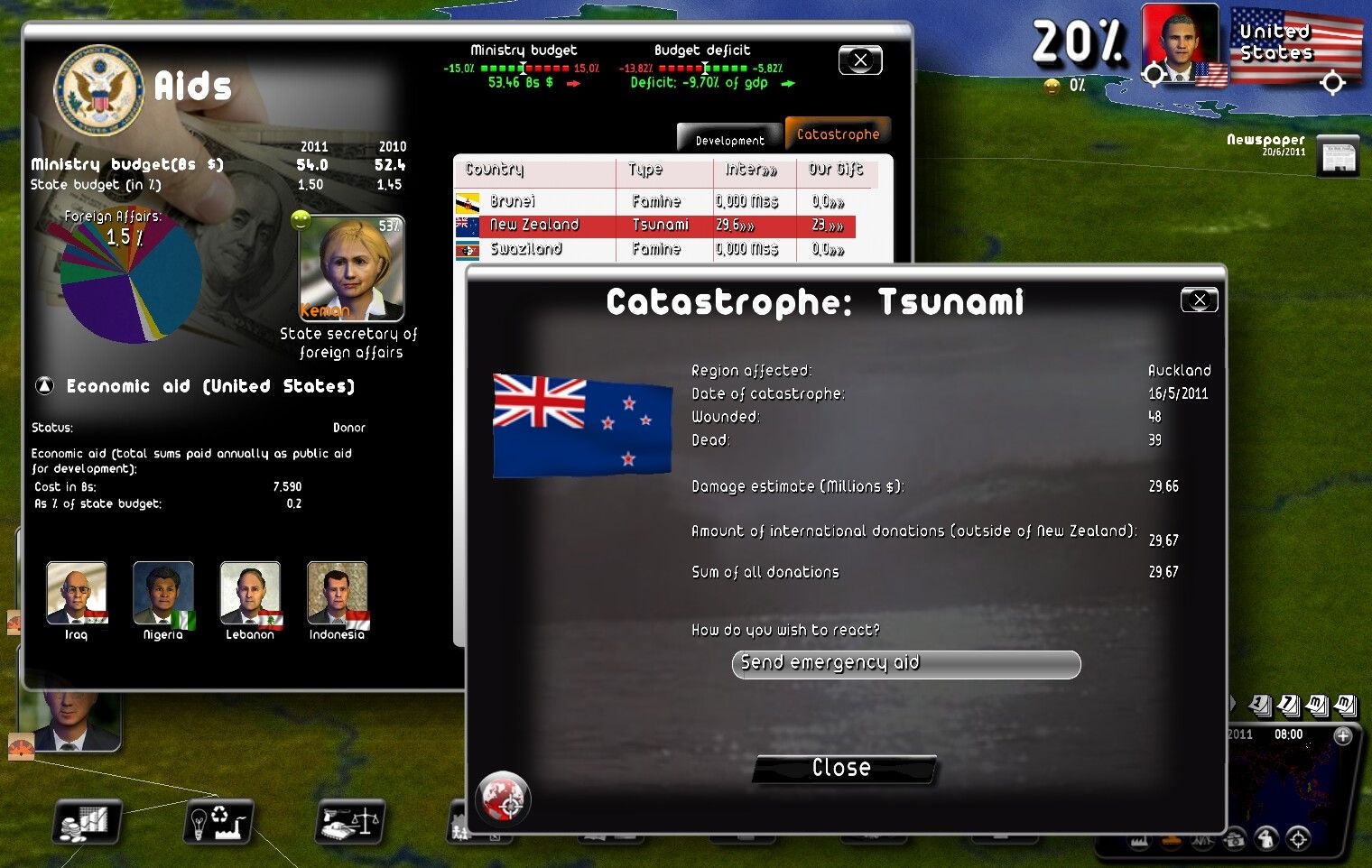 Скриншот из игры Rulers of Nations: Geo-Political Simulator 2 под номером 49