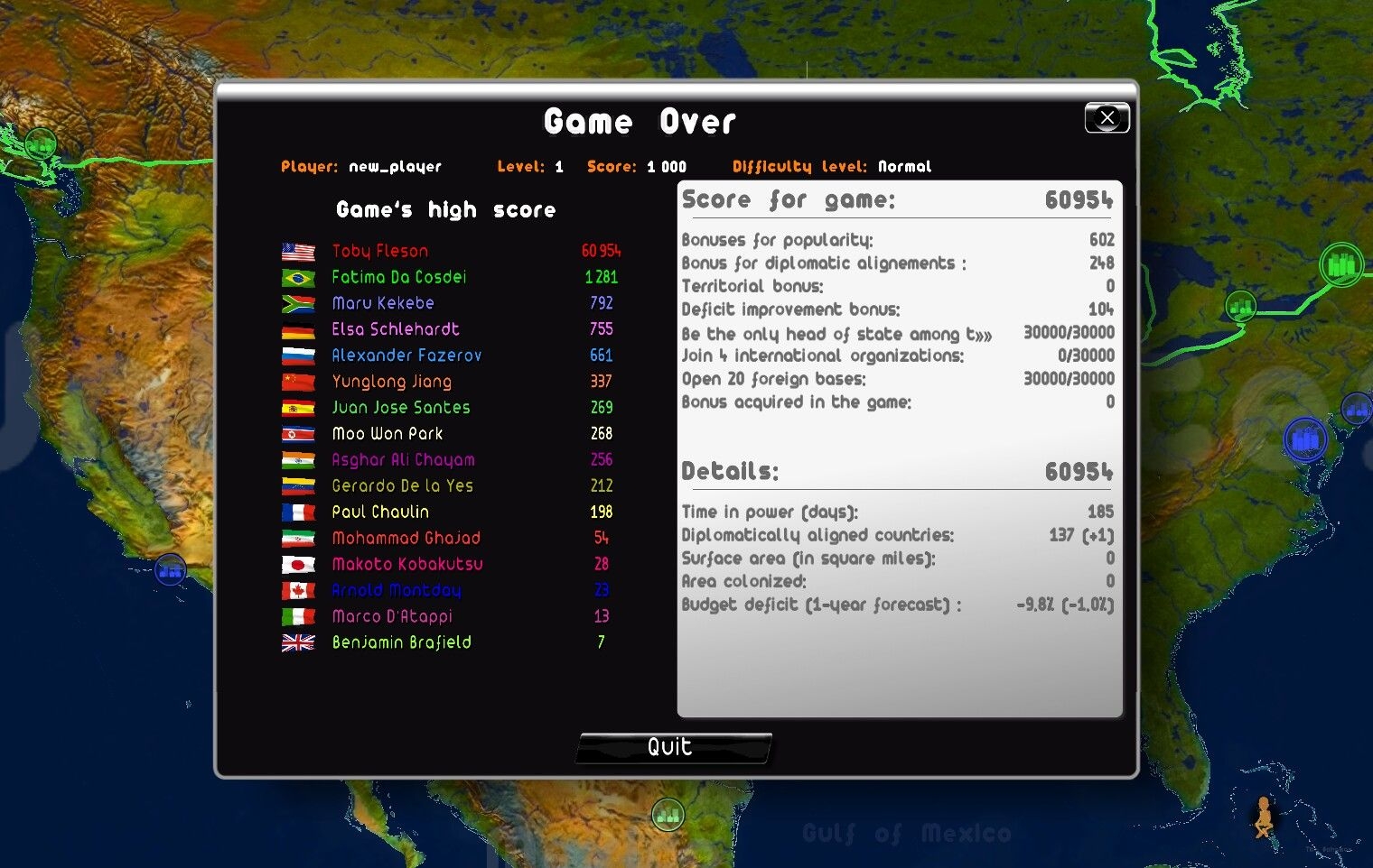Скриншот из игры Rulers of Nations: Geo-Political Simulator 2 под номером 9