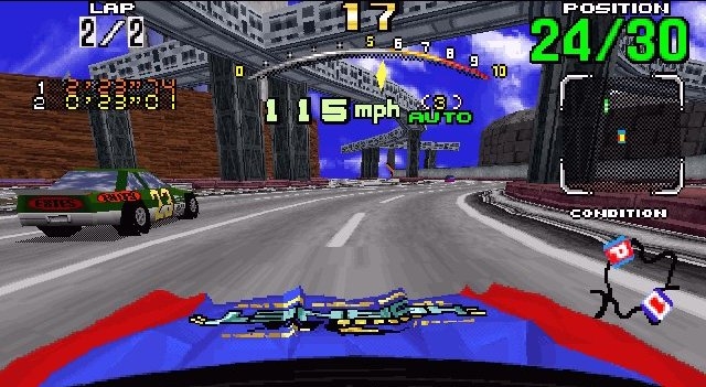 Скриншот из игры Daytona USA под номером 1
