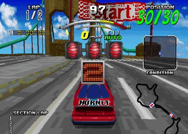 Скриншот из игры Daytona USA Deluxe под номером 3