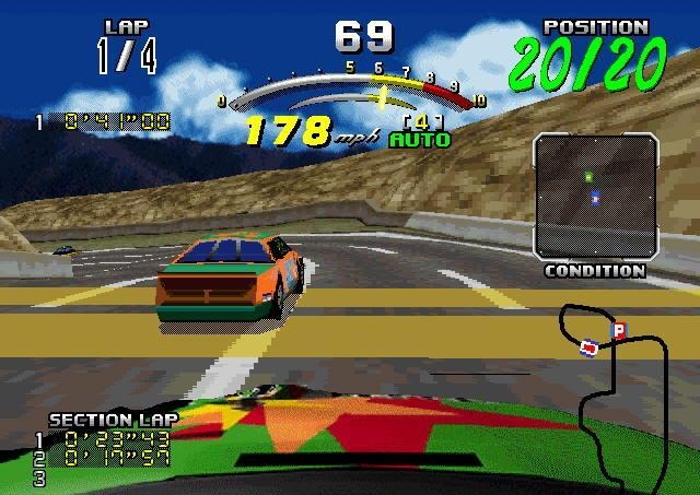 Скриншот из игры Daytona USA Deluxe под номером 7