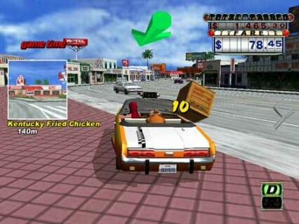 Скриншот из игры Crazy Taxi под номером 2