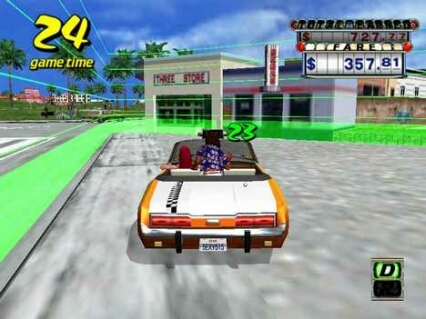 Скриншот из игры Crazy Taxi под номером 5