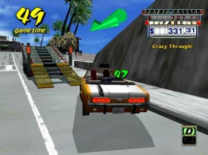 Скриншот из игры Crazy Taxi под номером 6