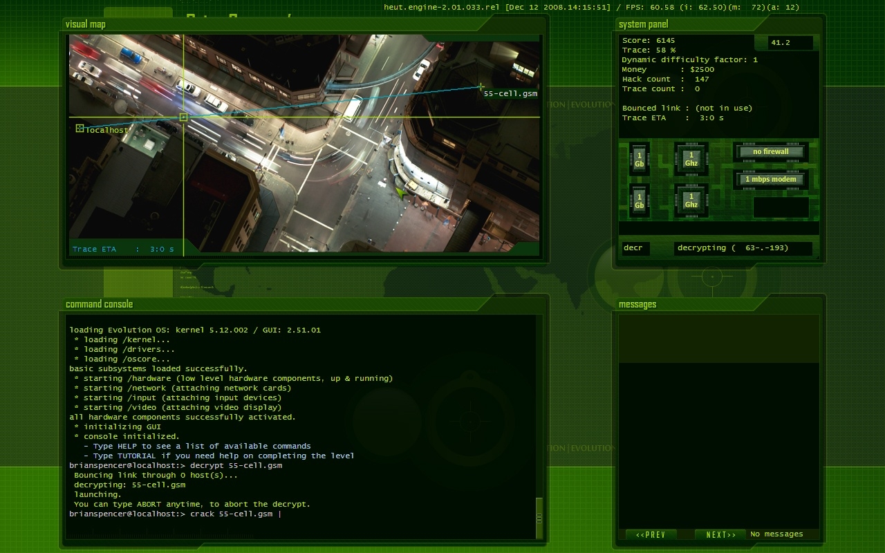 Скриншот из игры Hacker Evolution Untold под номером 1