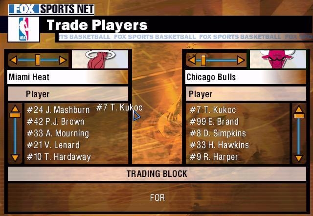 Скриншот из игры NBA Basketball 2000 под номером 5
