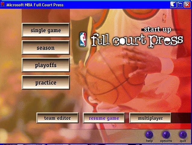 Скриншот из игры NBA Full Court Press под номером 1