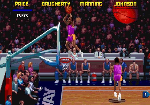 Скриншот из игры NBA Jam Tournament Edition под номером 1