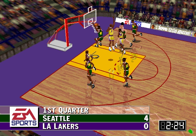 Скриншот из игры NBA Live 