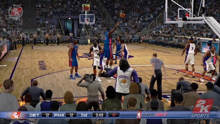 Скриншот из игры NBA Live 07 под номером 4