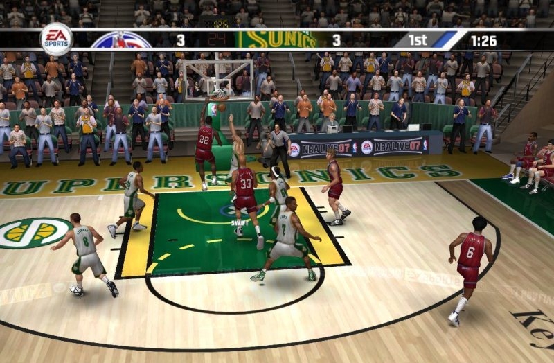 Скриншот из игры NBA Live 07 под номером 9