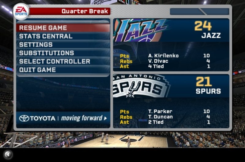 Скриншот из игры NBA Live 06 под номером 35
