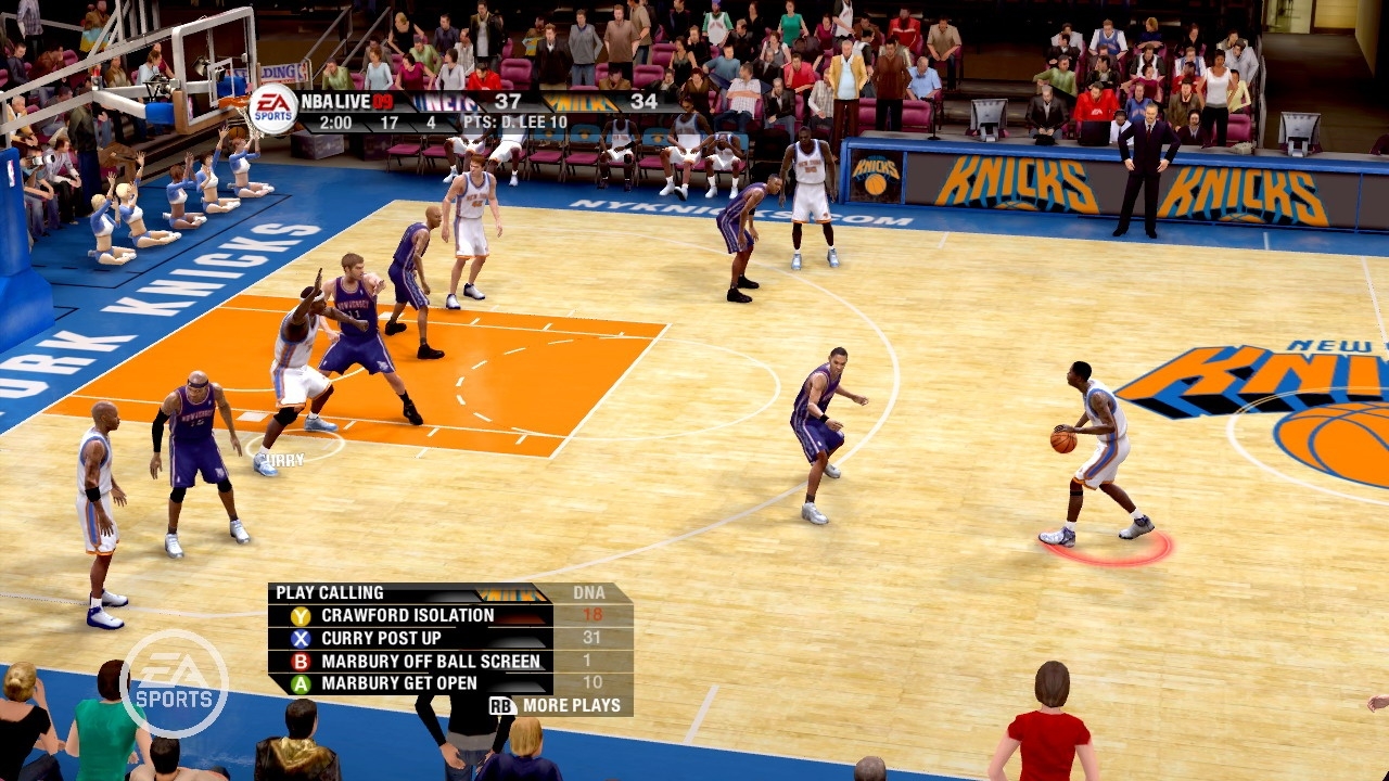 Скриншот из игры NBA Live 09 под номером 22