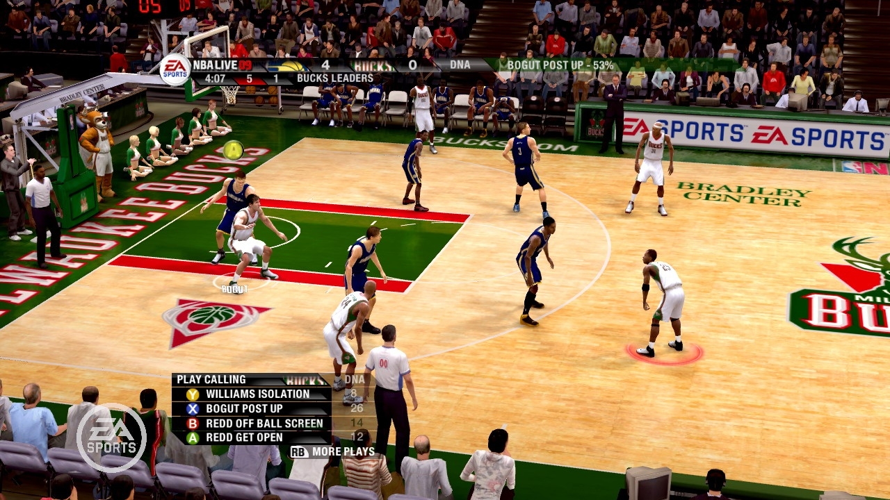 Скриншот из игры NBA Live 09 под номером 24